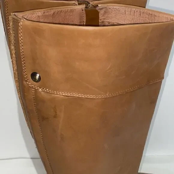 Corso Como Women's Over The Knee Side Zip Leather Riding Boots Brown Size 8M - Picture 2 of 11